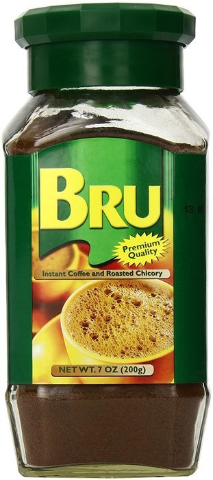 Bru Instant Coffee and Roasted Chicory, 7 Ounce N3