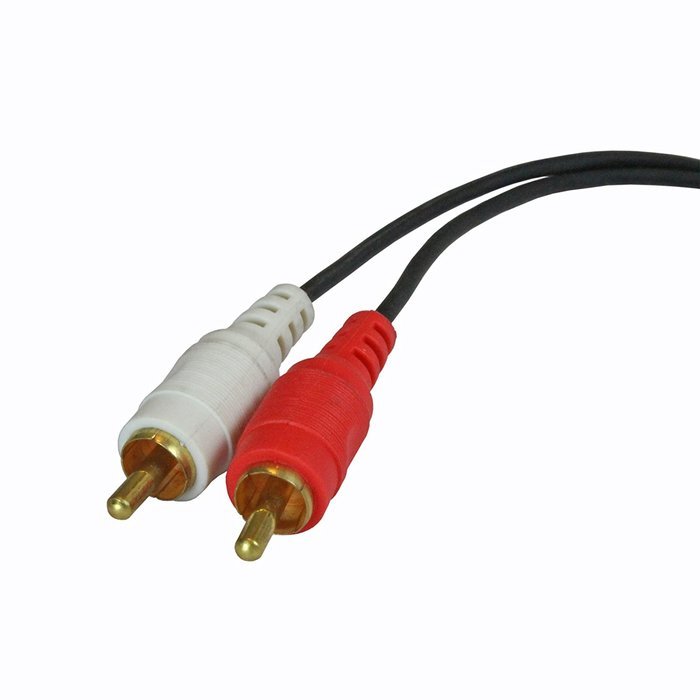 20 ft foot 2 Dual RCA Audio Cable for Stereo CD DVD Amplifier Mixer DJ PA