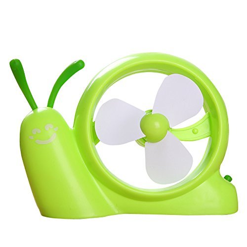 Desk Fan - YOKIRIN Mini USB Rechargeable Battery Fan Portable Table Fan Cooling Fan for Home and Office,Hiking...
