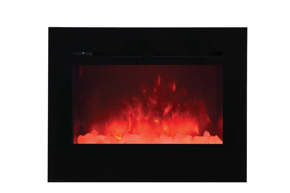 Amantii ZECL-26-2923-FLUSHMT-BG Zero Clearance Series Built-In Flush Mount Electric Fireplace with Ember Media... N10