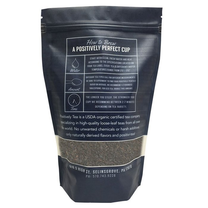 Organic Assam TGFOP Tea, Loose Leaf Bag, Positively Tea LLC (1 lb.) N138