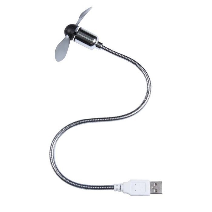 Flexible USB Mini Cooling Fan Cooler For Laptop Desktop PC Computer EOO, Flexible goose neck designed for easy...