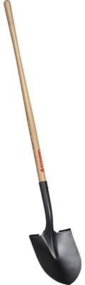 Corona SS26000 16 Gauge Steel Round Point Shovel With 48" Wood Handle