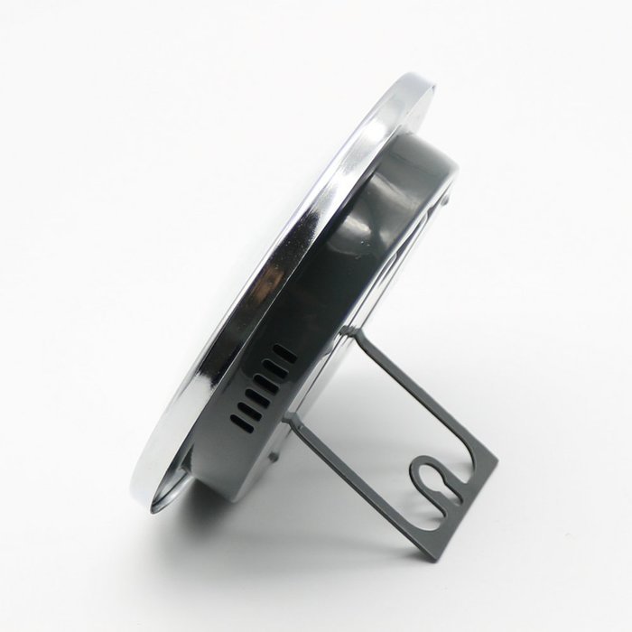 Sauna Accessory Stainless Steel Plastic Temperature Humidity Thermometer Silver