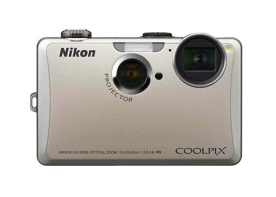 Nikon Coolpix S1100pj 14 MP Digital Camera with 5x Wide Angle Optical Vibration Reduction (VR) Zoom and 3-Inch... N3