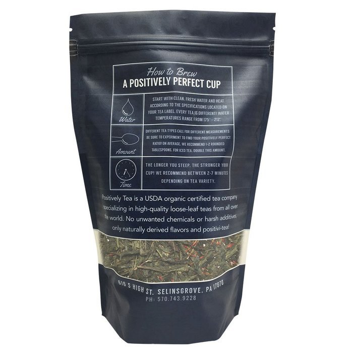 Organic Assam TGFOP Tea, Loose Leaf Bag, Positively Tea LLC (1 lb.) N154