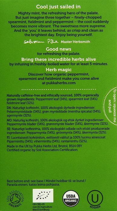 Pukka Organic Teas, Cleanse, 20 Count N61