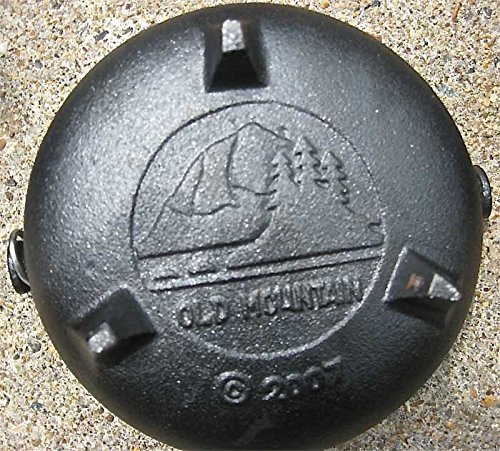 Old Mountain Single Serve Cast Iron Kettle with Handle - Preseasoned Set of 6 N5