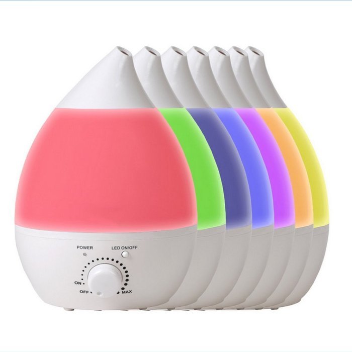 Youzee 1.3L Cool Mist Humidifier Ultrasonic Aroma Diffuser Purifier Lonizer with Night Light for Bedroom Home... N2