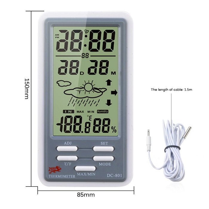 Temperature Humidity Meter,Beyoung (TM) Portable Mini LCD Screen Digital Indoor Outdoor Thermometer Hygrometer...