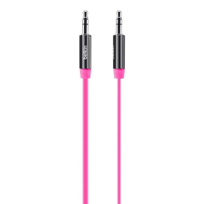 Belkin MiXiT Tangle-Free Aux / Auxiliary Cable, 3 Feet (Purple)