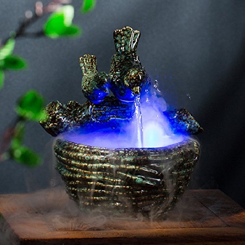 FEI&S Ceramic Flowing Water humidifier living room desk creative Gifts, Home Decor is part #14