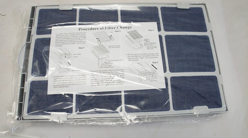 6-Stage Air Purifier Cleaner HEPA Ionizer Carbon Filter Smoke Smell dust Remover N6