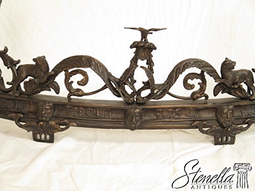 Outstanding Bronze Neo Classical Fancy Fireplace Andiron Fender Model JI-A4296AC ~ New N5