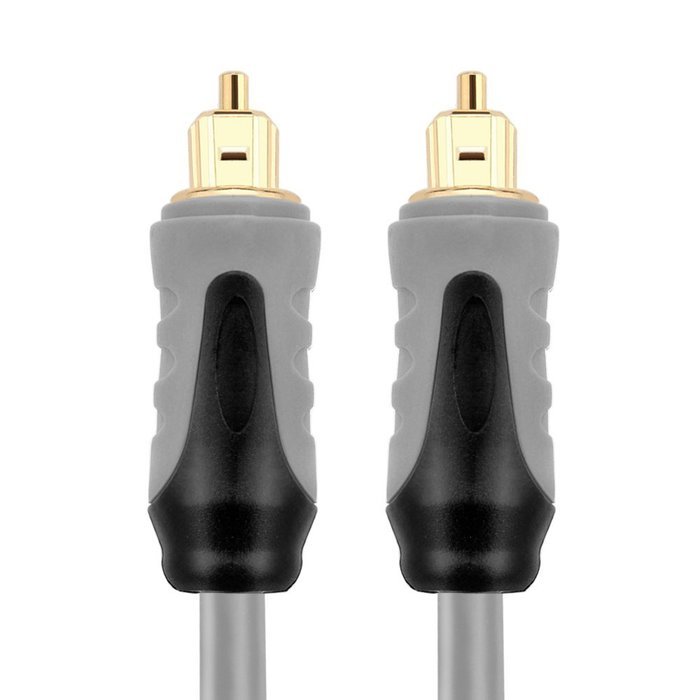 TNP Gold Plated Toslink Digital Optical Audio Cable (10 Feet)