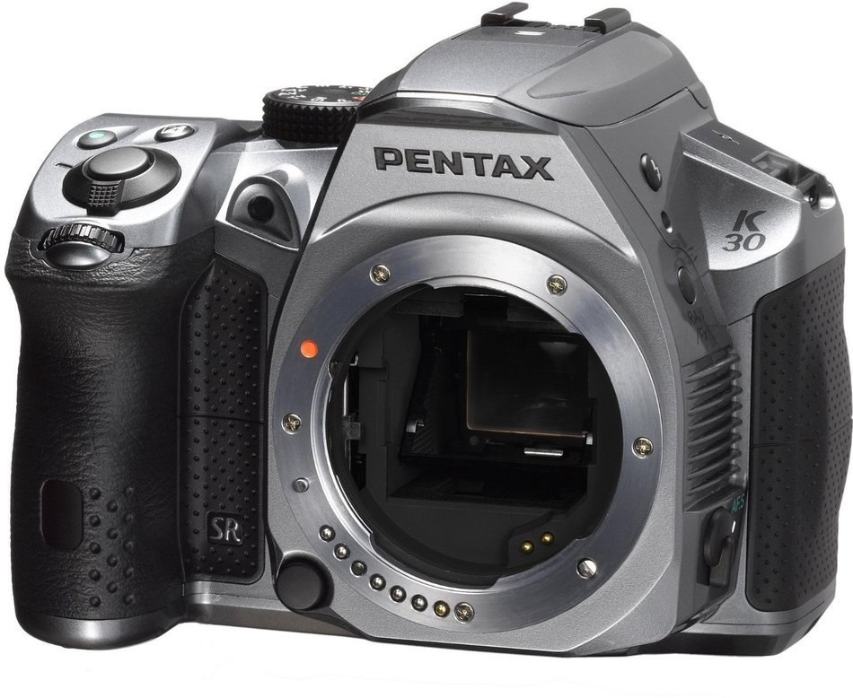 Pentax K-30 Weather-Sealed 16 MP CMOS Digital SLR (CrystalSilver)