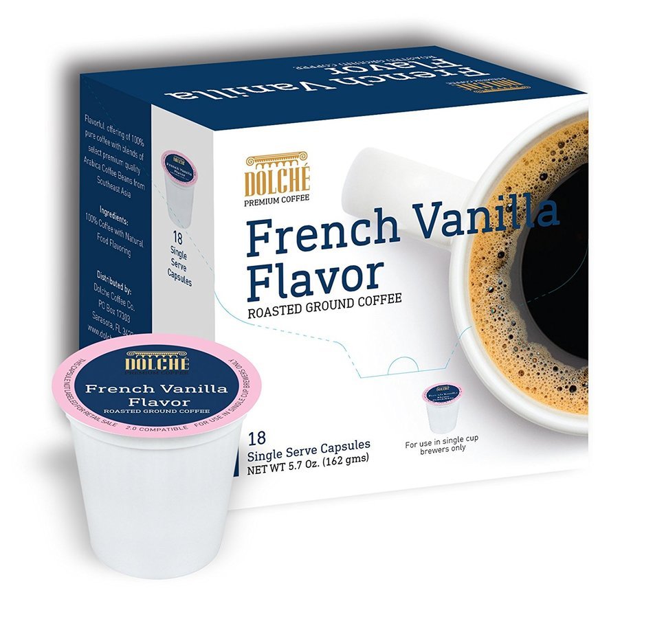 French Vanilla Premium Coffee K Cups 72 Count N2