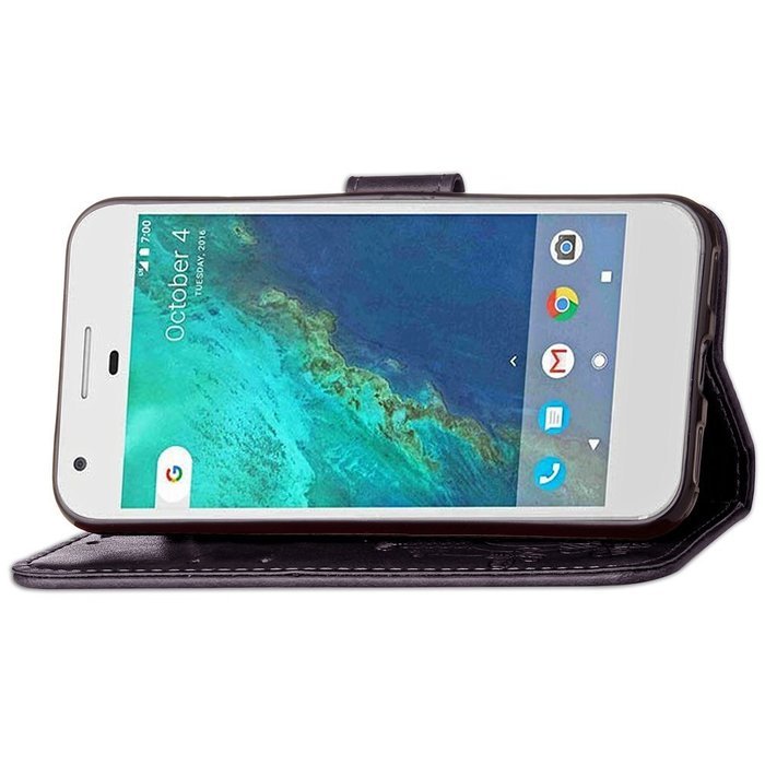 Google Pixel Case,Google Pixel Wallet Case Handmade Bling Crystal Rhinestone Luxury PU Leather Flip Protective... N7
