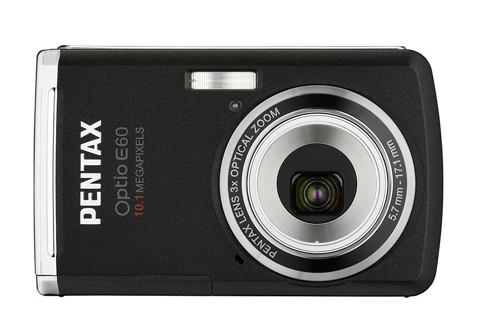 Pentax Optio E60 10.1MP Digital Camera with 3x Optical Zoom