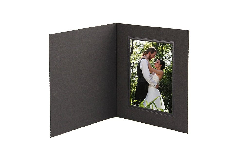 Tyndell Black T-50 Photo Folder 4x6 (50 Pack)