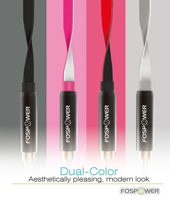 FosPower [4ft] 3.5mm Male to 3.5mm Male [AUX] Stereo Audio Cable - 24K Gold Plated Flat Tangle-Free Auxiliary... N2