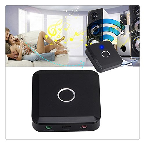 Delight eShop 1pcs Bluetooth 4.0 Transmitter, 3.5mm Stereo Audio Adapter, Wireless Bluetooth Audio Transmitter... N3