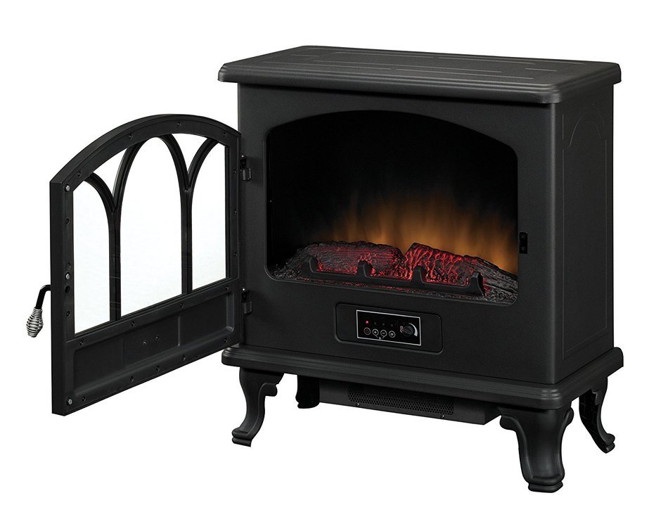 Duraflame DFS-750-1 Pendleton Electric Stove Heater, Black N2