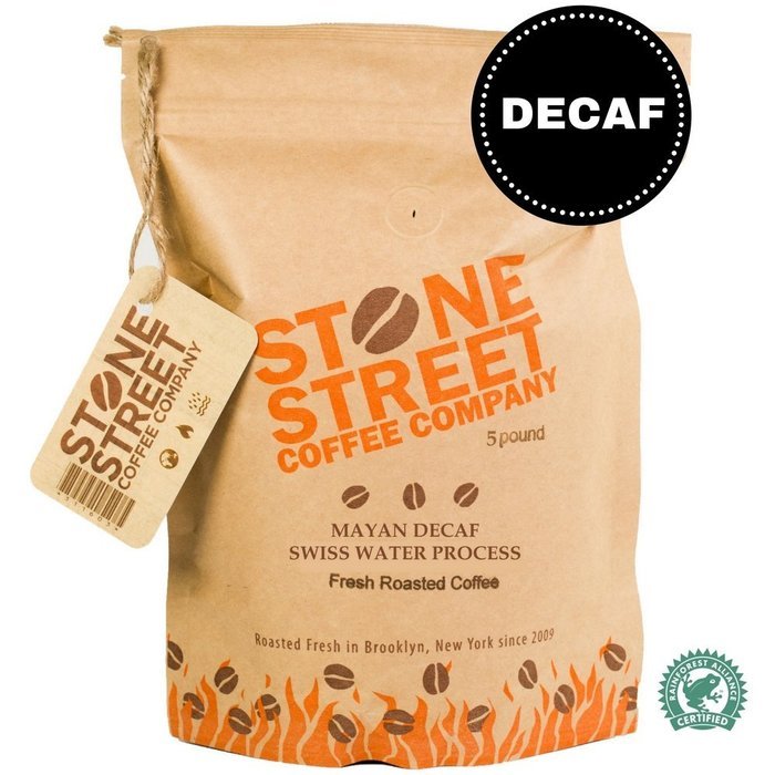 MAYAN DECAF SWISS WATER PROCESS Ground Coffee | 1 LB Bag | Chemical Free Decaffeination | 100% Rain Forest Alliance... N4