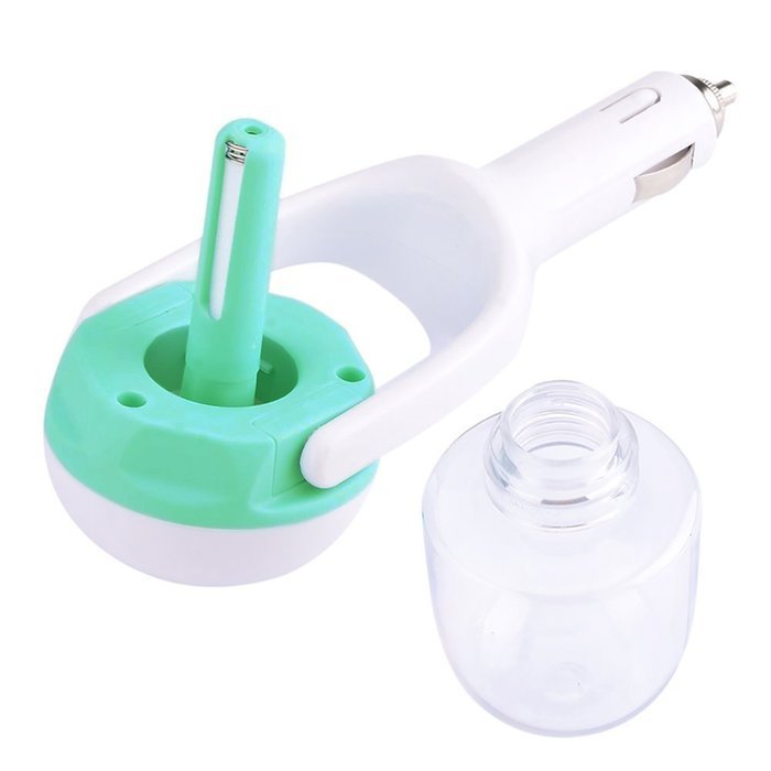 MPTECK Car Humidifier Vehicle Aroma Diffuser Portable Air Purifier Freshener Aromatherapy Fog Mist Maker