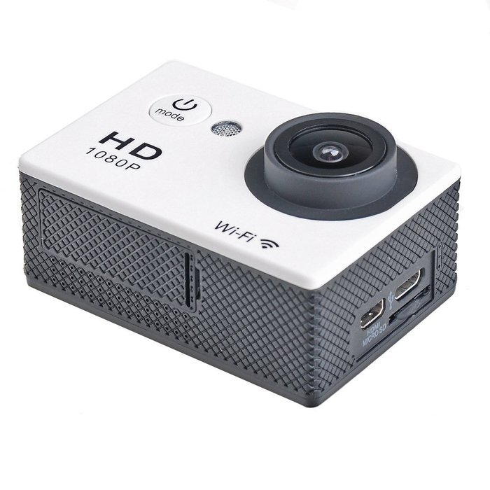 Progre&reg; WIFI Action Digital Camera 12MP Full HD 1080P 30FPS 2.0inch LCD Diving 30M Waterproof Sport DV N40