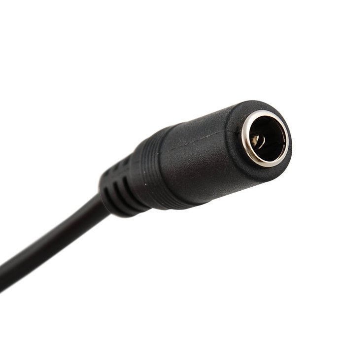 JacobsParts DC Power Extension Cable 12 Feet 5.5mm x 2.1mm Male Female Cord, 20AWG