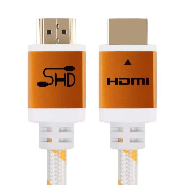 Super HD 4kx2k Ultra 2.0V HDMI Cable Support 3D, Ethernet, 1080P and Audio Return Channel(ARC), 50 Feet - Golden N2
