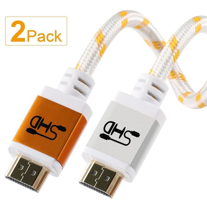 Super HD 4kx2k Ultra 2.0V HDMI Cable Support 3D, Ethernet, 1080P and Audio Return Channel(ARC), 50 Feet - Golden N3