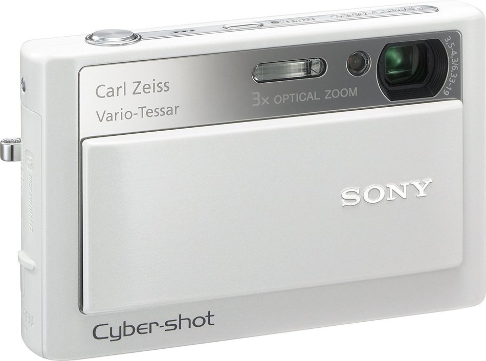 Sony Cybershot DSC-T20 8MP Digital Camera with 3x Optical Zoom and Super Steady Shot (White)