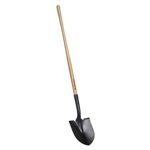 Corona SS26000 16 Gauge Steel Round Point Shovel With 48" Wood Handle N2