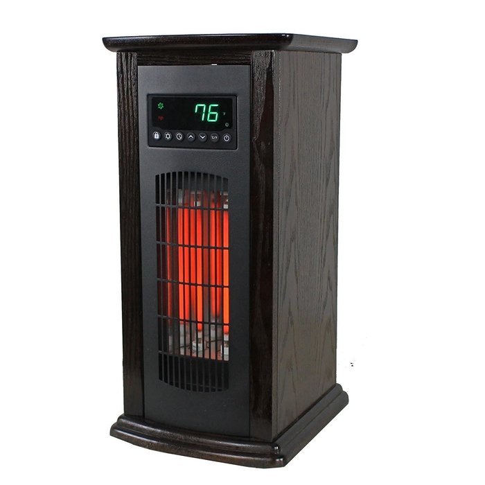 Youzee 3 Element Portable Electric Infrared Quartz Tower Space Heater N5