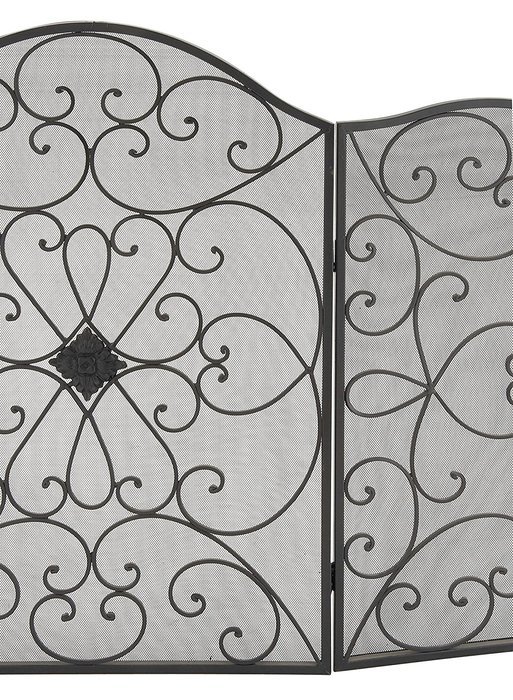 Deco 79 21626 Metal Fire Screen Ultimate in Fire Protection Category N2