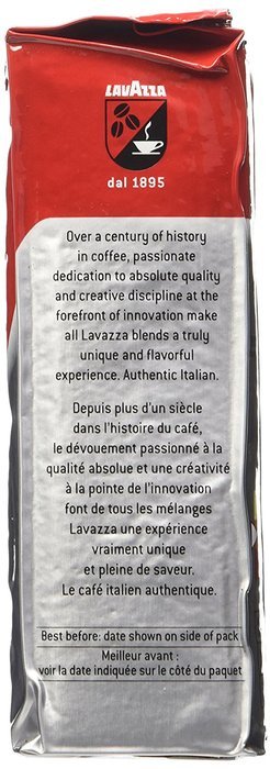 Lavazza Italian "Qualita Rossa" Ground Espresso (1 case = 20 x 8.8 oz bricks) N4