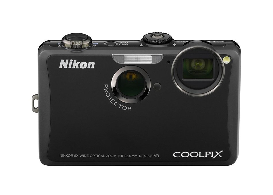 Nikon Coolpix S1100pj 14 MP Digital Camera with 5x Wide Angle Optical Vibration Reduction (VR) Zoom and 3-Inch... N4