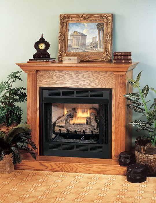 Comfort Flame CGFB32CC Vent-Free Circulating Louvered Firebox, 32-Inch N2
