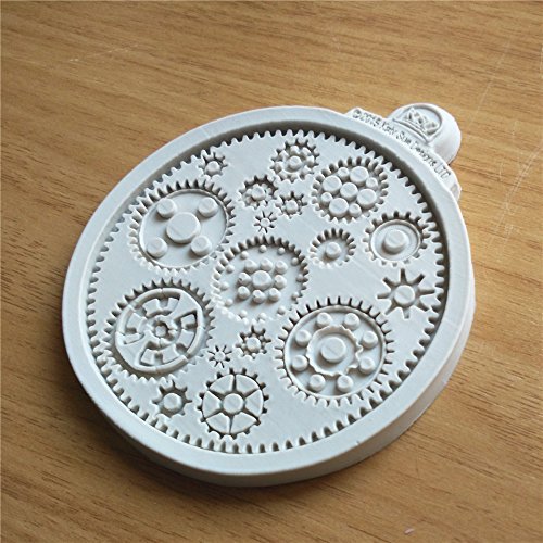 "Steampunk Gears Silicone Fondant Cake Mold Cupcake Mould Chocolate Baking Tools for Cakes" shopping N3