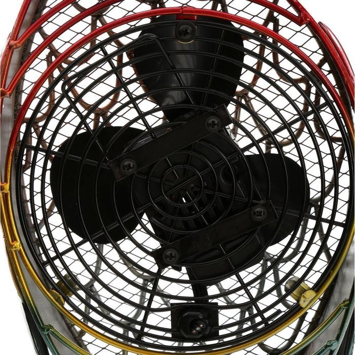 Decorative Table Fan - Mini Parrot Design - Handcrafted Steel N5
