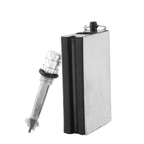 LUCKYAZ 2pcs Survival Emergency Camping Fire Starter Flint Match Stainless Steel Keychain Lighter for Camping... N5
