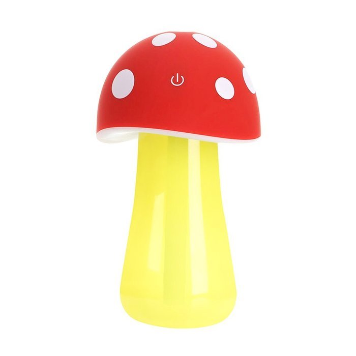 200ml Portable Mini USB Ultrasonic Mashroom Humidifer Diffuser With LED Lights, It's Cute Cool Mist Air Humidifier...