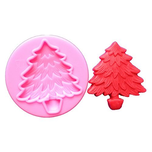 "Christmas Tree Silicone Mold Fondant Cake Cookie Mould" shopping