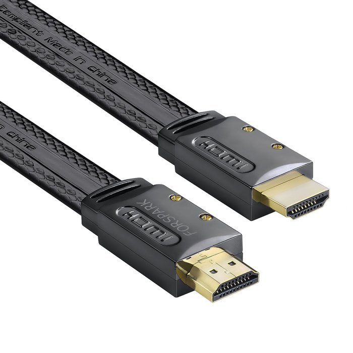 FORSPARK Ultra High Speed HDMI Cable 4Feet(1.3m) with Ethernet- 26AWG HDMI 1.4 - 2.0 Professional - 3D -4k- Full...