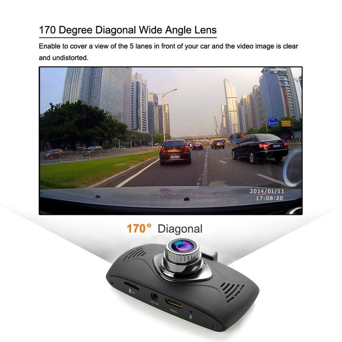 KEHAN KH823-30VP Full HD 1920*1080 Car DVR Dash Cam Dashboard Camcorder 170&deg; Wide Viewing Angle 2.7" Screen Ambarella...