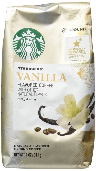 Starbucks Natural Fusions Vanilla Ground Coffee, 11 Ounce (Pack of 2) N4