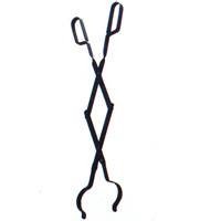 Homebasix Fireplace Tongs 26", Black N2