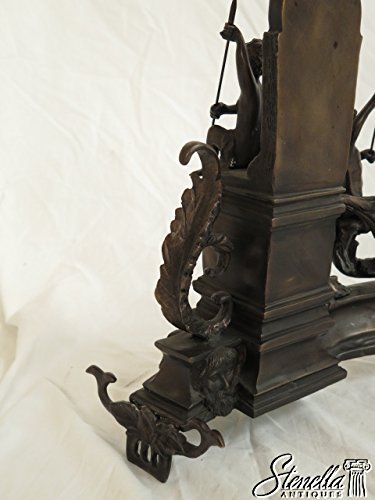Outstanding Bronze Neo Classical Fancy Fireplace Andiron Fender Model JI-A4296AC ~ New N8